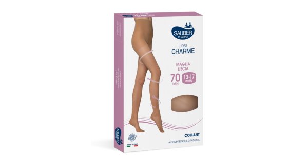 Sauber Charme Collant 70 Denari Ml Medio 5 1 pz Altro