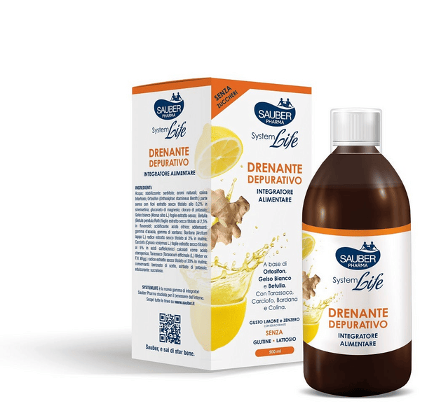 Sauber SystemLife Drenante Depurativo Integratore 500 ml — confronto prezzi