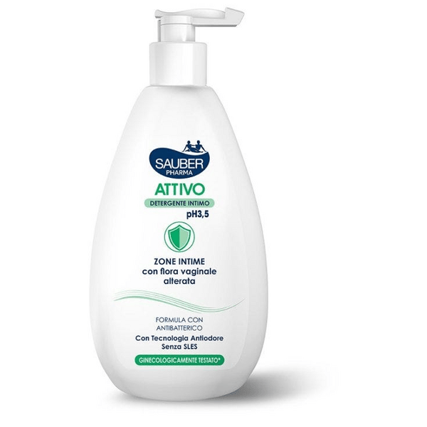 Sauber Pharma Detergente Intimo Attivo Ph 3,5 500 ml