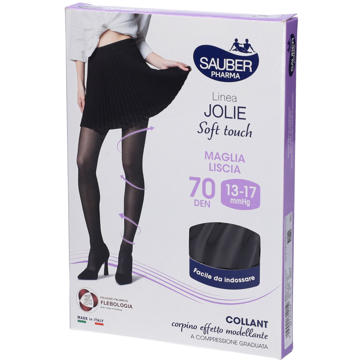 Sauber Pharma Jolie Collant 70 Denari Nero Taglia 5 1 pz Altro