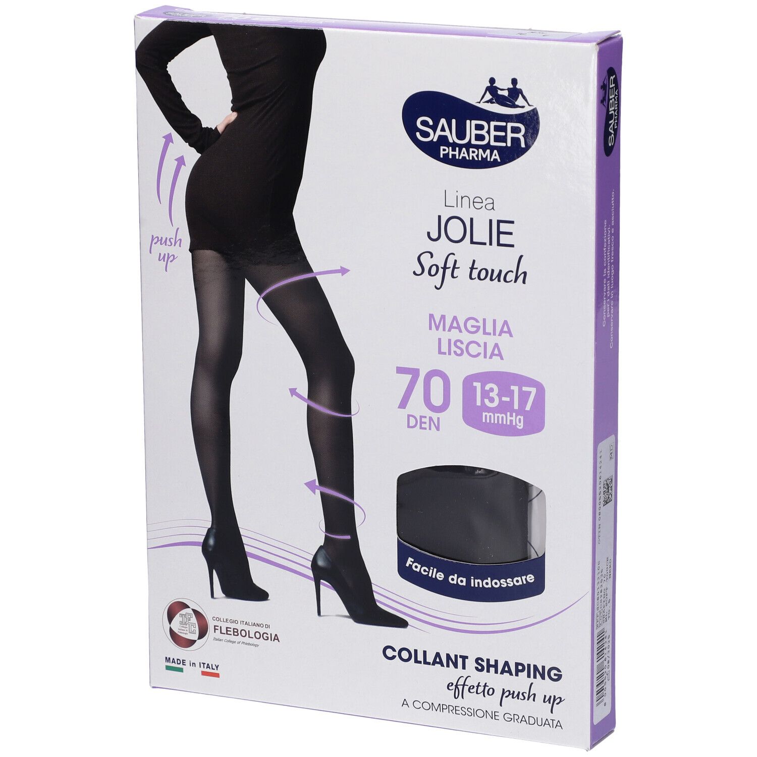 Sauber Pharma Jolie Collant Shaping 70 Denari Nero Taglia 5 1 pz Altro