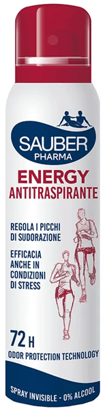 Sauber Pharma Energy 72h Deodorante Spray Antitraspirante 150 ml Per Sportivi — confronto prezzi