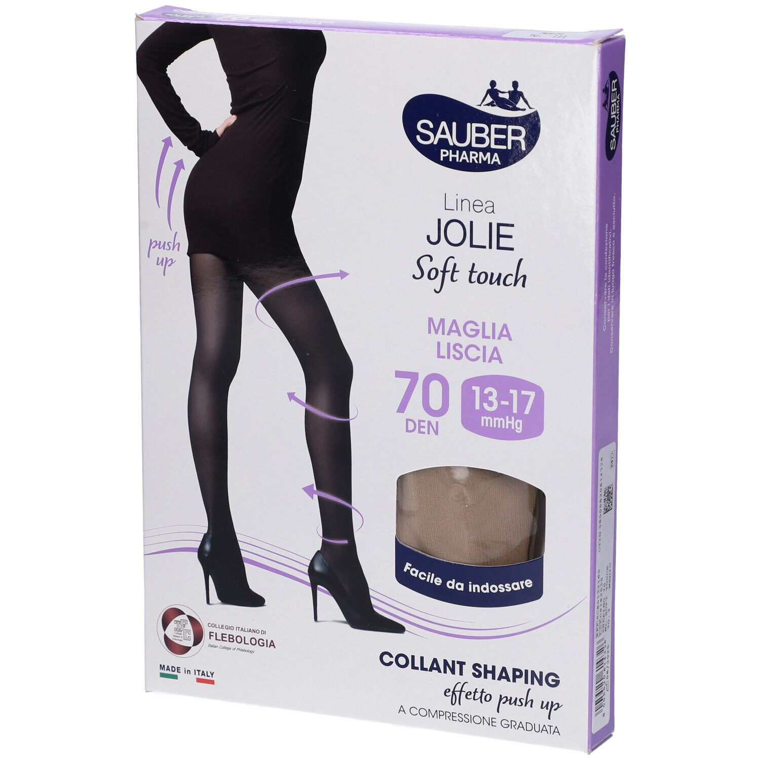 Sauber Pharma Jolie Collant Shaping 70 Denari Medio Taglia 3 1 pz Altro