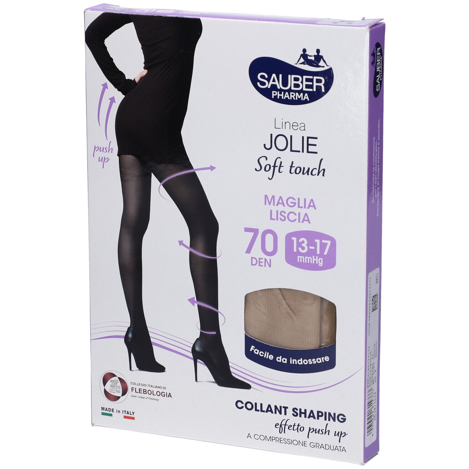 Sauber Pharma Jolie Collant Shaping 70 Denari Medio Taglia 4 1 pz Altro