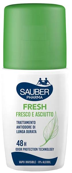 Sauber Pharma Fresh Fresco e Asciutto Vapo 90 ml Deodorante Spray Profumo Fresco Trattamento Antiodore Lunga Durata