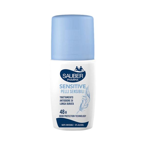Sauber Pharma Sensitive Pelle Sensibile Deodorante Vapo 90 ml Antiodore Protezione 48 h