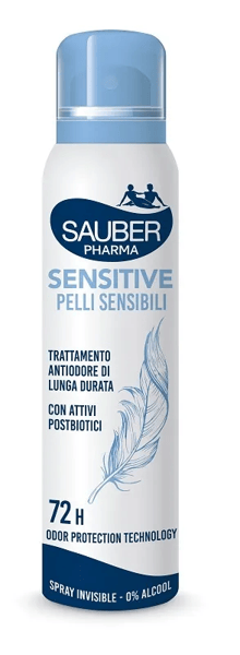 Sauber Pharma Sensitive Pelle Sensibile Deodorante Spray 150 ml Delicato No Irritazioni 72h — confronto prezzi