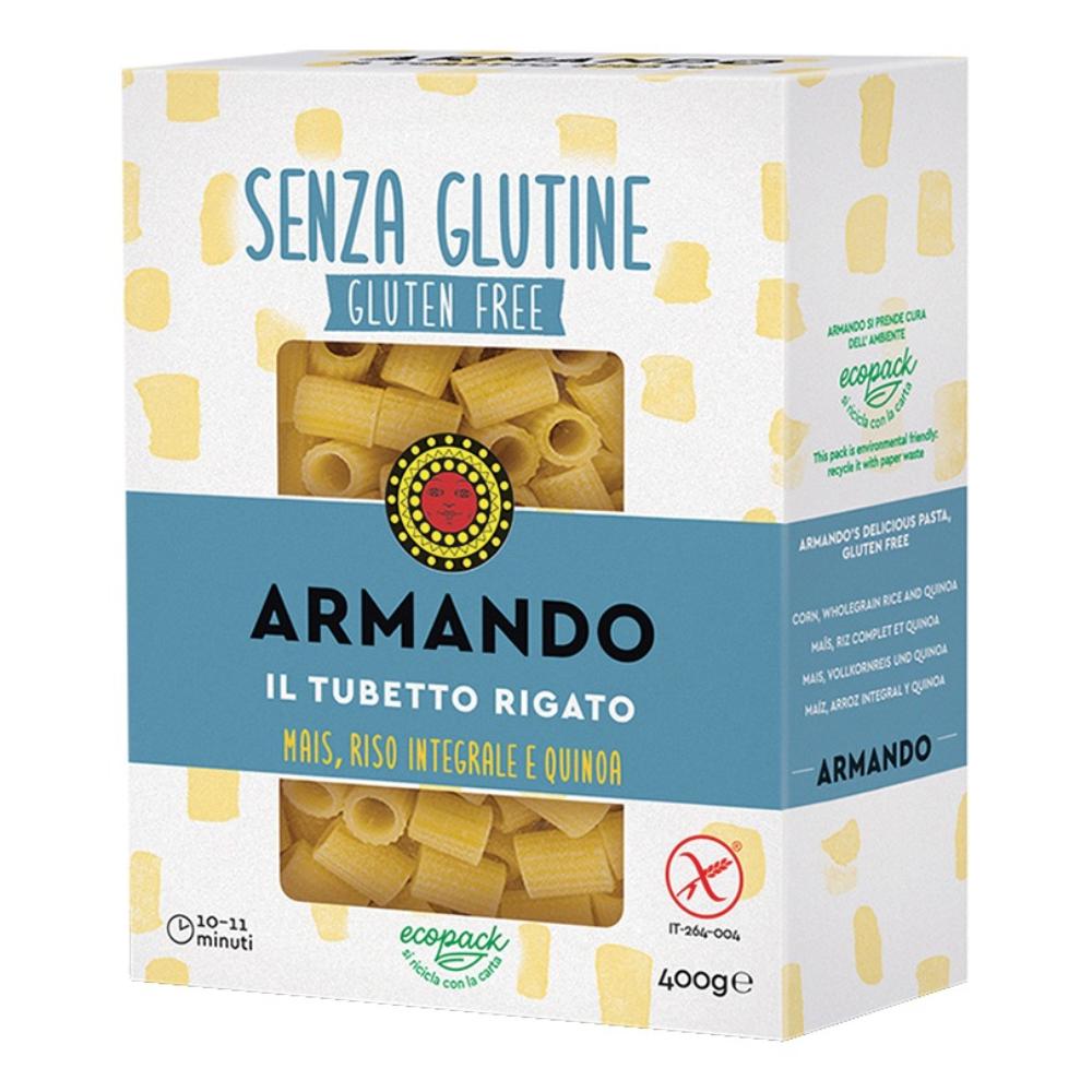 Tubetto Rigato Senza Glutine - Pasta Armando 400 g