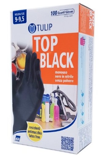 TULIP 100 GUANTI NITRILE NERO XL — confronto prezzi