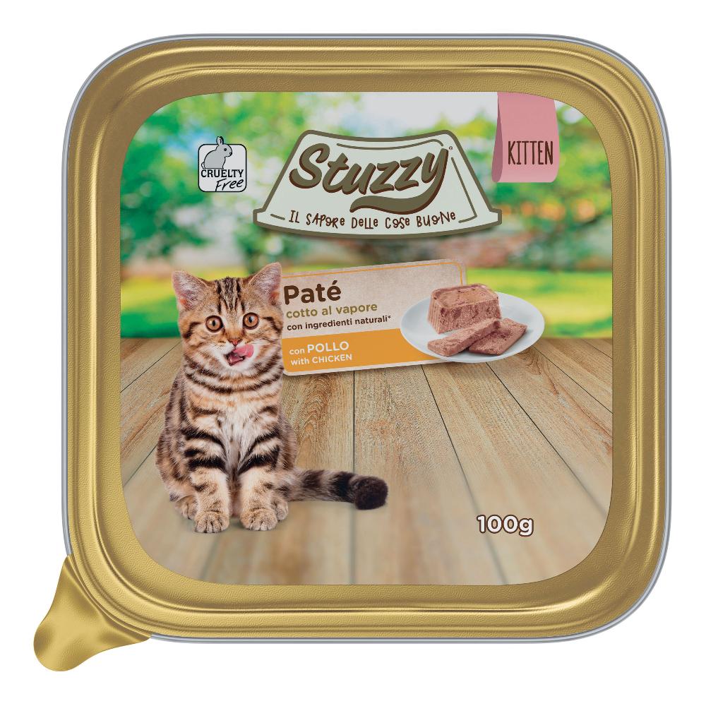 Mr stuzzy cat kitten con pollo 100 g — confronto prezzi
