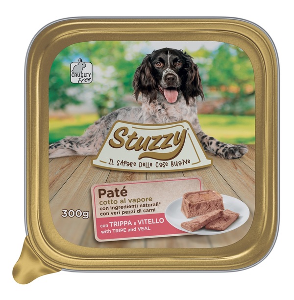 STUZZY CANE PATE' TRIPPA VITELLO 300GR (vaschetta)