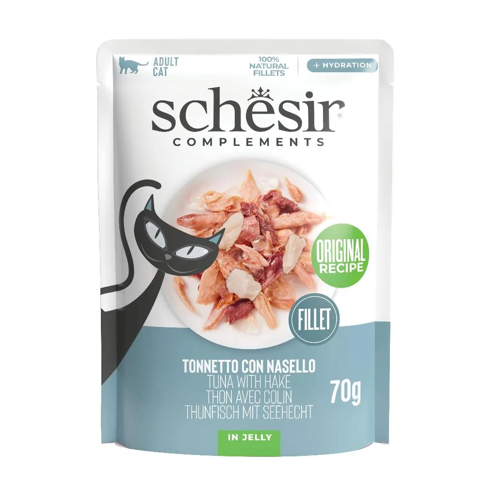 SCHESIR GATTO JELLY ADULT TONNETTO NASELLO 70GR (bustina)
