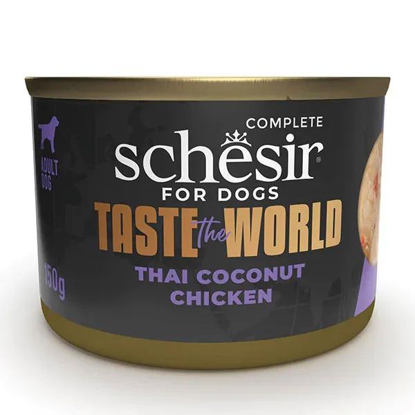 Schesir Dog Taste World Thai Coconut Pollo Cibo Umido Completo per Cani Lattina Da 150 G — confronto prezzi