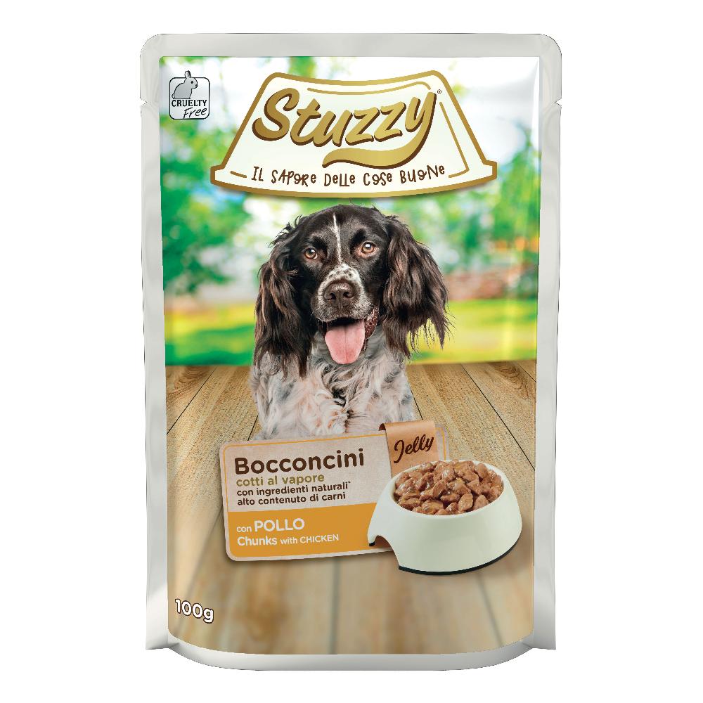 Stuzzy Cane Bocconcini Jelly Busta Adulto Pollo 100 Gr