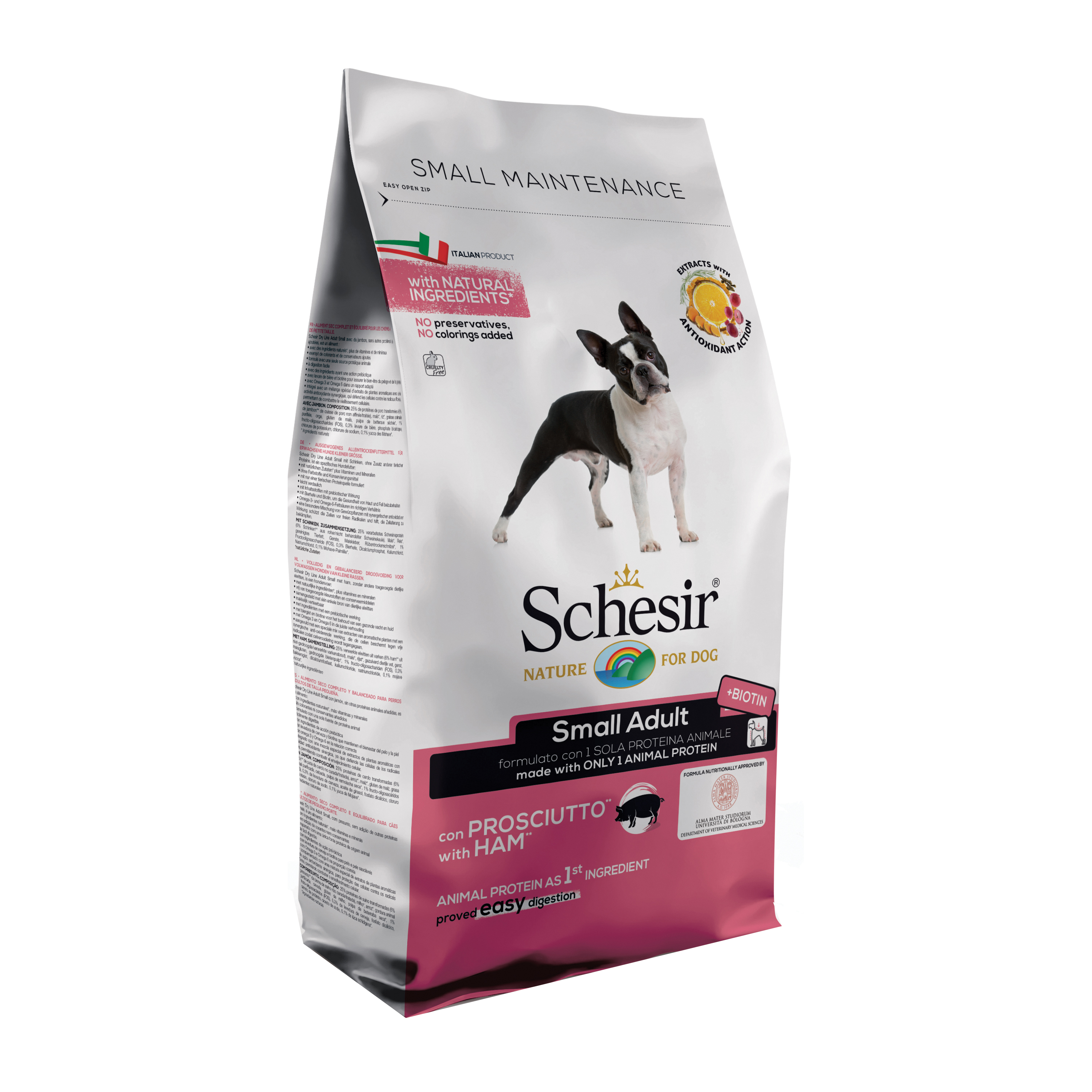 Schesir Cane Maintenance Adulto Small Prosciutto 800 Gr