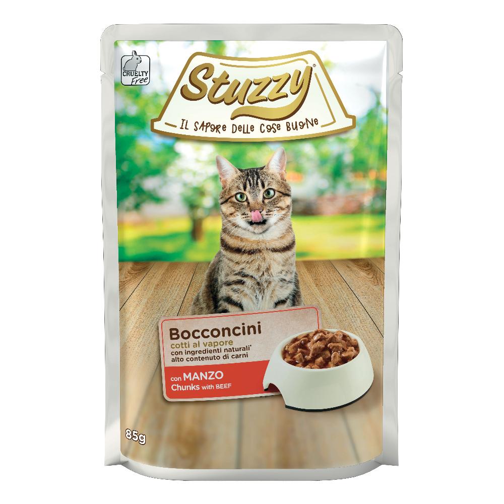 Stuzzy Gatto Bocconcini Busta Adulto Manzo 85 Gr