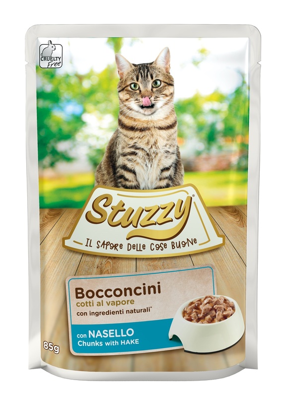 Stuzzy Gatto Bocconcini Busta Adulto Nasello 85 Gr