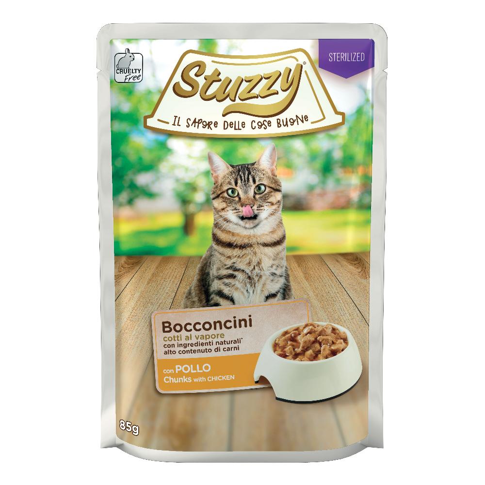 STUZZY GATTO STERILIZED POLLO 85GR (bustina) — confronto prezzi