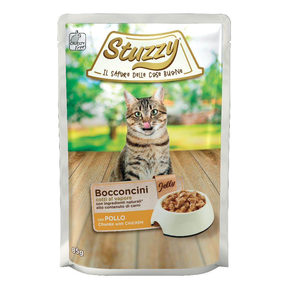 Stuzzy Gatto Bocconcini Jelly Busta Adulto Pollo 85 Gr