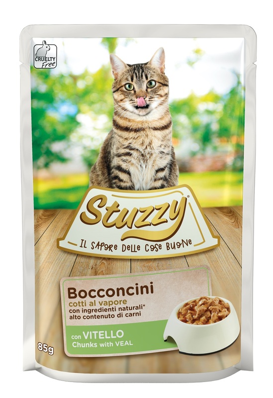 Stuzzy Gatto Bocconcini Busta Adulto Vitello 85 Gr