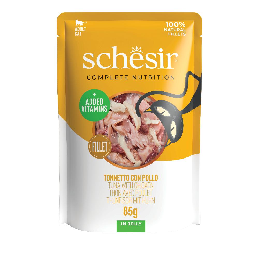 Schesir cat tonno pollo 85g