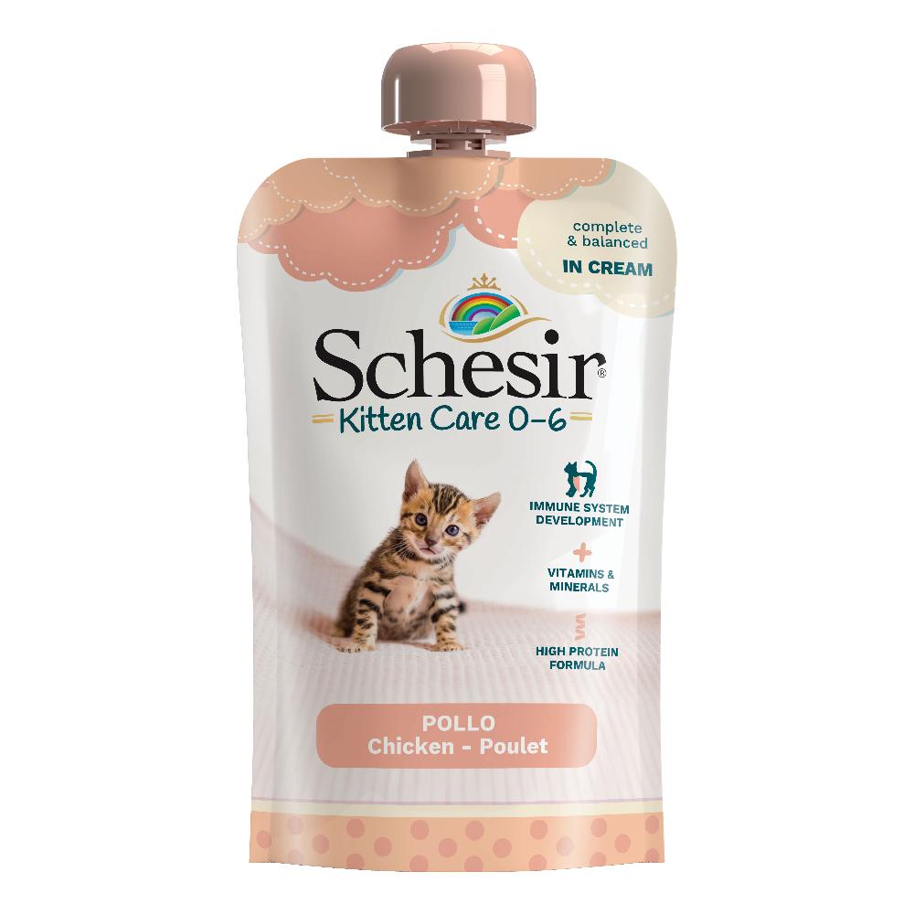 Schesir kitten cream o-6 pollo 20x150 g