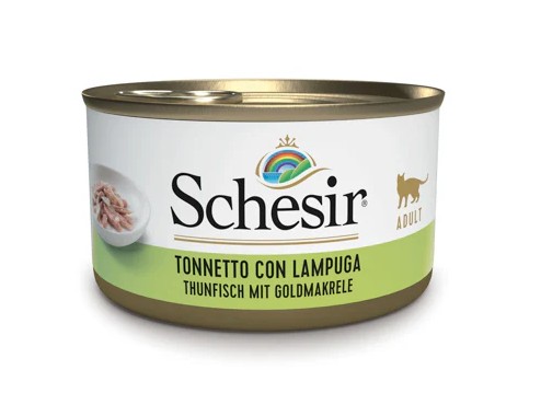 Schesir Gatto Lattina In Jelly Adulto Tonnetto &amp; Lampuga 85 Gr