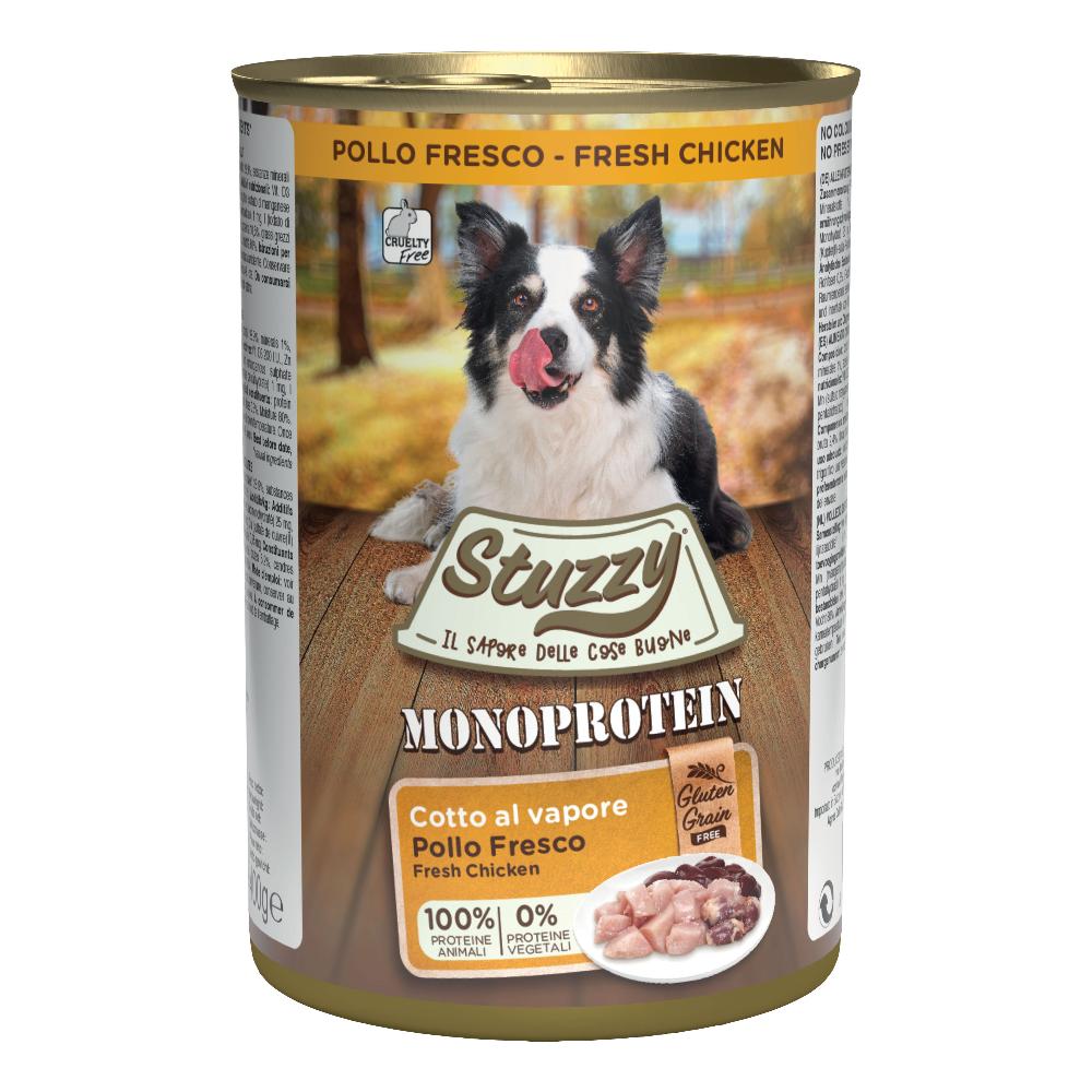 STUZZY CANE MONOPROTEICO ADULT POLLO 400GR (lattina)
