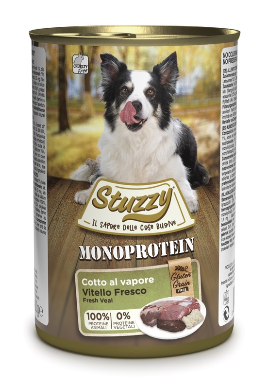 Stuzzy dog monoprotein vitello fresco 400 g — confronto prezzi