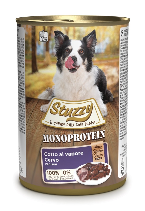 Stuzzy dog monoprotein cervo 400 g — confronto prezzi