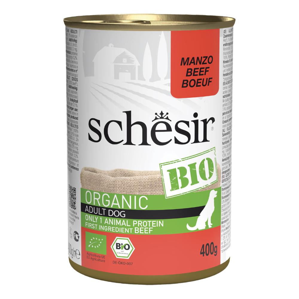 SCHESIR BIO CANE ADULT MANZO 400GR (lattina)