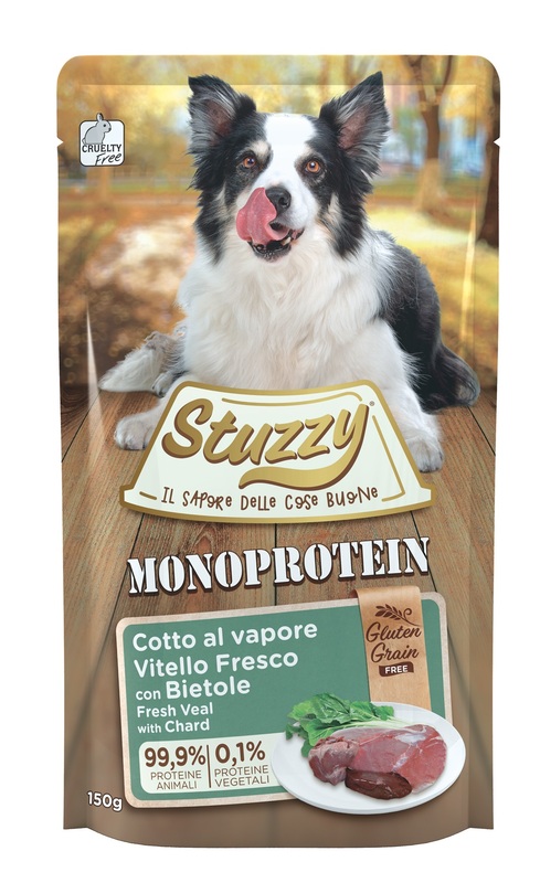 Stuzzy dog monoprotein vitello bietole 150g