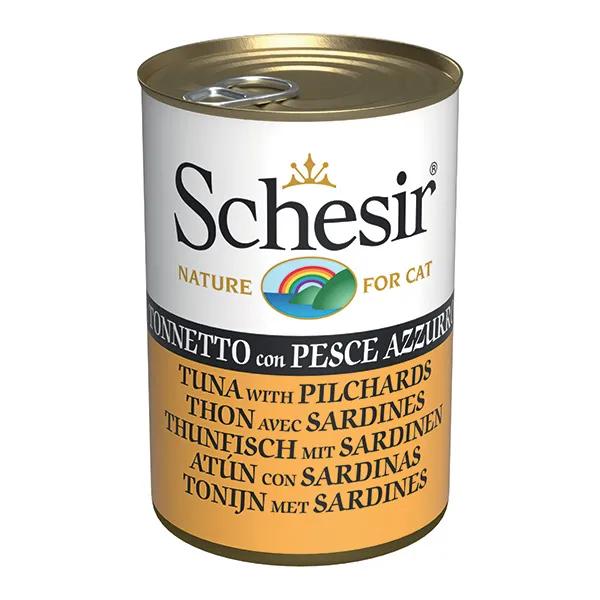 Schesir Gatto Adulto Tonnetto Con Pesce Azzurro in Gelatina 140g
