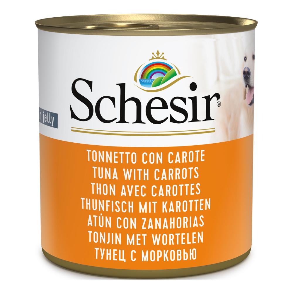 SCHESIR CANE JELLY TONNO CAROTE 285GR (lattina) — confronto prezzi