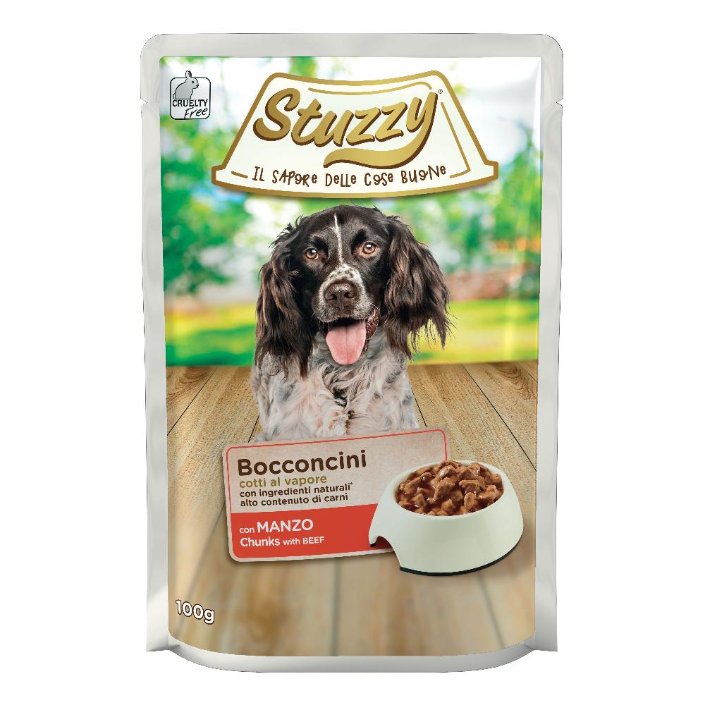 Stuzzy Cane Bocconcini Busta Adulto Manzo 100 Gr Temporaneamente Mancante Dall'Azienda Produttrice