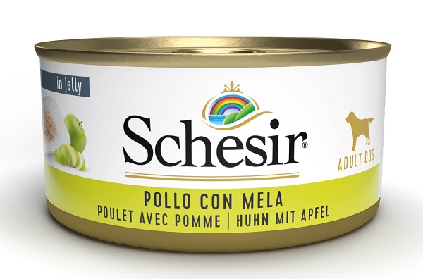 SCHESIR CANE FRUIT POLLO MELA 150GR (lattina)