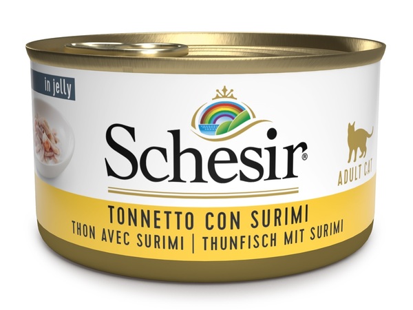 SCHESIR GATTO JELLY TONNETTO SURIMI 85GR (lattina)