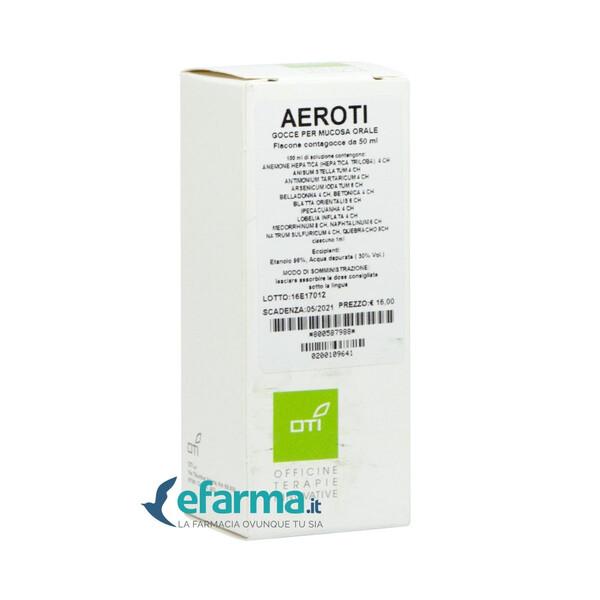 Aeroti Composto Gocce 50 ml - Integratore Naturale per il Benessere Respiratorio