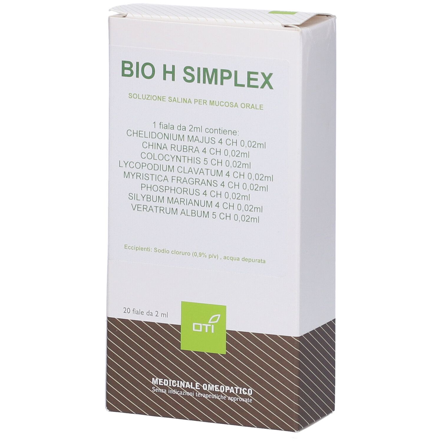 Oti Bio H Simplex Medicinale Omeopatico 20 Fiale 2 ml — confronto prezzi