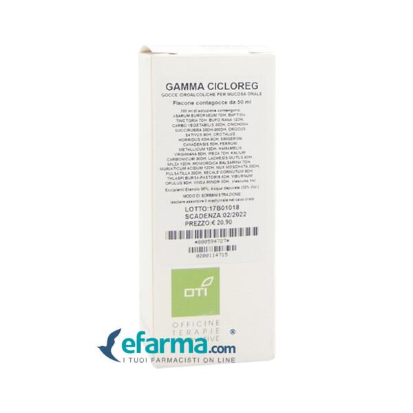Oti Gamma Cicloreg Gocce Medicinale Omeopatico 50 ml — confronto prezzi
