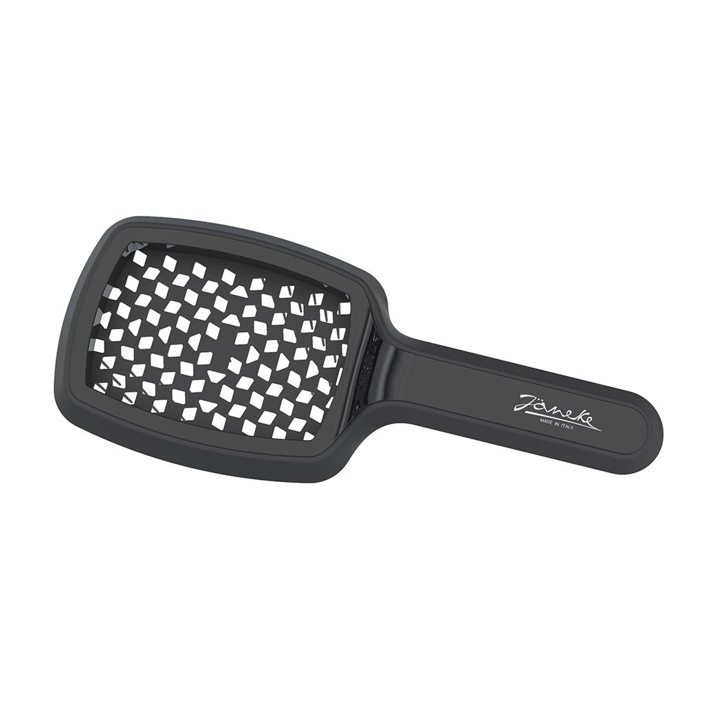 Janeke Spazzola Curvy "M" ventilata nera 1 pz