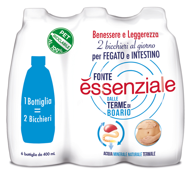 Fonte essenziale acqua 6x400ml — confronto prezzi