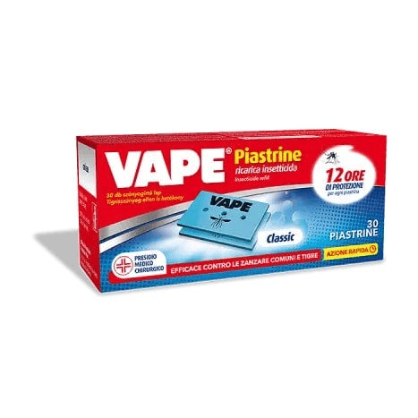 Vape Ricarica Piastrine Classic Insetticida 30 Pezzi — confronto prezzi