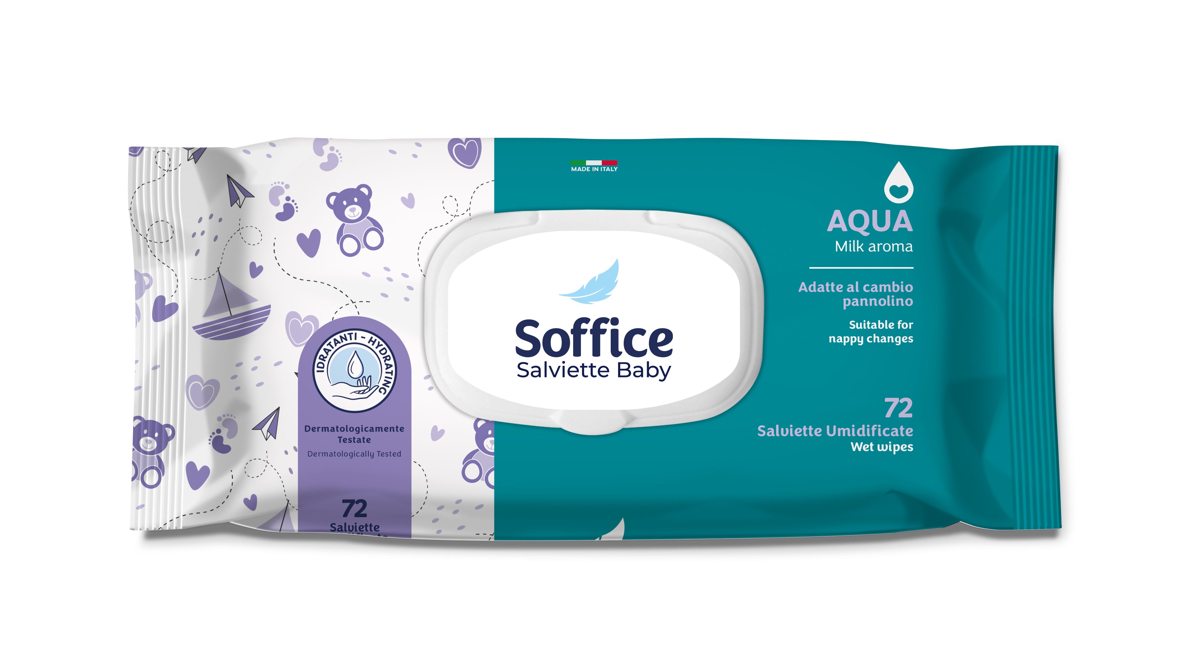 SOFFICE SALVIETTA BABY AQUA72P