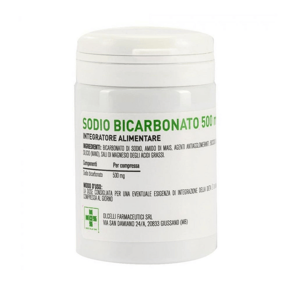 Sodio Bicarbonato Compresse 500mg per Digestione e Acidità 100 Compresse