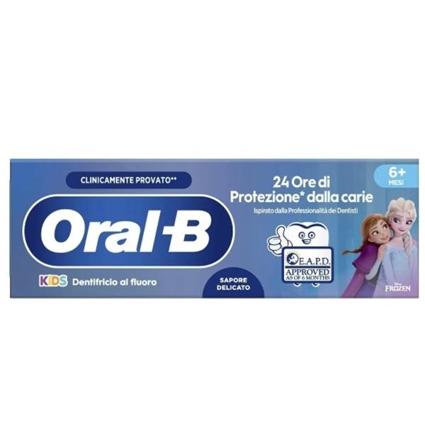 Oral-B Dentifricio per Bambini Frozen 60 ml Sapore Delicato da 6+ Mesi