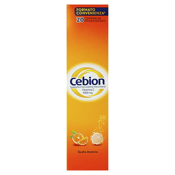 Cebion Effervescente Arancia Integratore Vitamina C 20 Compresse