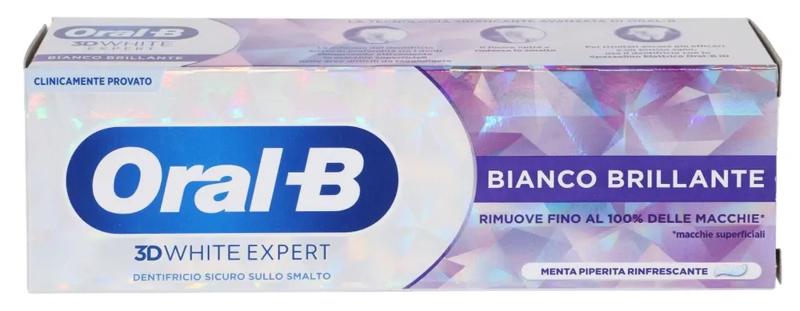 Oral-B 3D White Expert BIPACCO Bianco Brillante Dentifricio 2 pezzi — confronto prezzi