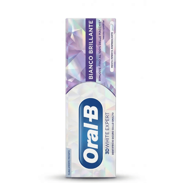 Oral-B 3D White Expert Bianco Brillante Dentifricio 75 ml Sbiancamento Professionale — confronto prezzi
