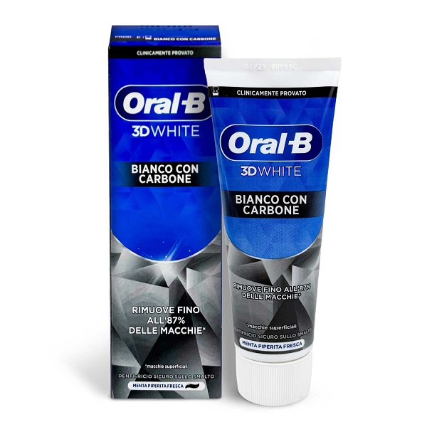 Oral-b 3d white bianco con carbone dentifricio 75 ml — confronto prezzi